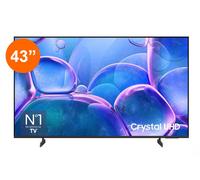 TV 43" Crystal UHD U7025F 4K Samsung Smart TV 2025 - Black, Black