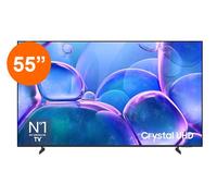 SAMSUNG TV 55 Pulgadas Crystal UHD U7005 4K Smart TV, Colores increíbles con Procesador Crystal 4K, Escucha Todos los Altavoces con Q-Symphony, Tus Datos protegidos Knox Security