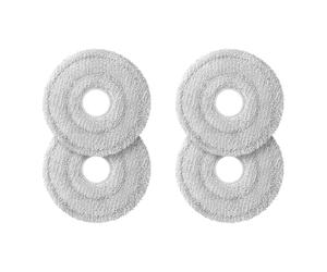 Samsung VCA-RPW97 - Juego de 4 Almohadillas de Microfibra Originales para Jet BOT Combo (VR7MD9*), Accesorios y repuestos para Robot Aspirador, Reutilizables, Color Gris