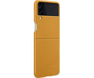 SAMSUNG VF711LYE Leather Cover for Galaxy Flip 3, Mustard (Naujas)