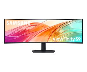 SAMSUNG ViewFinity 49p S95UF DQHD 5120x1440 DP 120Hz sRGB 115perc USB-C 90W/15W/ 120Hz 1000R Curved LAN USB-C 3x USB 3.0