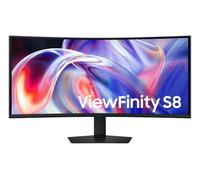 Samsung ViewFinity S8 40 pulgadas S85TH 5K WUHD VA 144Hz Monitor curvo para | Pantalla curva para PC con interruptor KVM, tiempo de respuesta 4 ms, HDR10+, Thunderbolt 5, AMD FreeSync Premium
