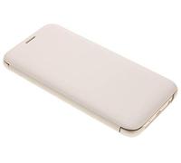 Samsung Wallet Cover - Funda con Tapa Galaxy J7 2017, Color Dorado