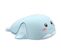 Samudgate Ratón inalámbrico con forma de delfín, ratón de computadora USB de 2,4 GHz, ratón óptico de 1200 DPI, ratón pequeño portátil para viajes, oficina, hogar, laptop, computadora, color azul