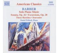 Samuel Barber Sonata for Piano - Daniel Pollack (CD) Album (Importación USA)