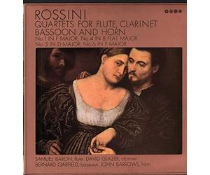 Samuel Baron / David Glazer / Bernard Garfield / John Barrows - XID 5249 BARON/GLAZER/GARFIELD/BARROWS Rossini Quartets LP