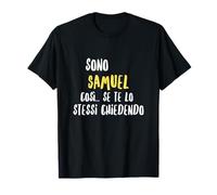 Samuel - Camiseta con texto divertido para hombre y niño Camiseta