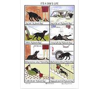Samuel Lamont It's a Dogs Life - Toalla de Cocina (algodón)