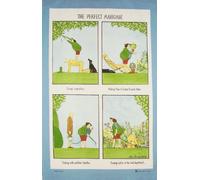 Samuel Lamont The Marriage - Paño de Cocina (algodón, Talla única), Color Azul