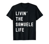 Samuele viviendo la Vida de Samuele Nombre Divertido Camiseta gráfica económica