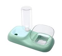 Samuliy 2 comederos automáticos para gatos, cuencos 2 en 1 para mascotas para comida y agua, juego de cuencos de comida para gatos resistentes al desgaste, comedero para perros, cuencos elevados