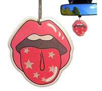 Samuliy Ambientador para automóvil, ambientador de coche, difusor de aire para espejo retrovisor de coche, divertidas tarjetas perfumadas, accesorios interiores automotrices para mujeres y hombres