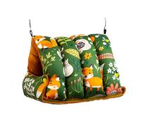 Samuliy Cama para Periquitos - Casa Cálida Plegable y Cómoda,Hamaca Jaula Cama Cueva De Invierno para Aves - para Invierno Clima Frío Interior Descanso Cría Sueño Agapornis Pinzón