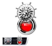 Samuliy Clip giratorio para ventilación de coche, clips de ventilación en forma de timón, ambientadores para coche, accesorios para coche, práctico difusor de fragancia para coche