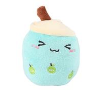 Samuliy Juguetes de Peluche para Mascotas, Almohada de Peluche de té de Burbujas, Almohada de abrazar de Dibujos Animados, Almohada de té rellena para Perro y Gato, Reduce el aburrimiento