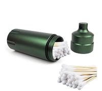 Samuliy Llavero de pastillero, llavero de aluminio para medicamentos, llavero de aluminio, caja de píldoras de medicamentos, estuche para artículos de viaje