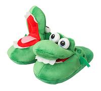 Samuliy Pantuflas de boca de cocodrilo - Zapatillas de peluche de cocodrilo para hombre y mujer - Accesorios para clima frío para adolescentes, dulce regalo para amigos, vecinos y padres