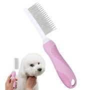 Samuliy Peine para quitar el de mascotas, cepillo para el para perros - Peluquería para cachorros | Peine para el cuidado del cabello contra pulgas de gatos, peine para quitar el de mascotas, peine