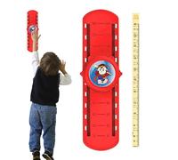 Samuliy Probador de salto vertical - Monitores de altura para niños, ajuste de altura de pared, entrenamiento de rebote y promoción del crecimiento de altura para el desarrollo físico de los niños