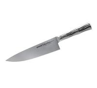 Samura Bamboo - Cuchillo japonés de cocina profesional para cocinero (200 mm, dureza 59 HRC)…