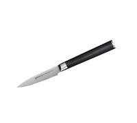 Samura MO-V - Cuchillo de cocina japonés profesional (88 mm, material de mango G-10, mango G-10, dureza 59 HRC)…