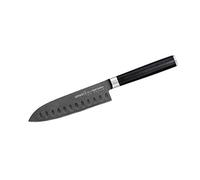 Samura MO-V Stonewash Santoku Knife 5.4" - Premium Japanese Steel Kitchen Blade for Precision Cutting and Enhanced Culinary Performance