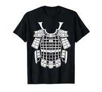 Samurai Armor Warrior Historia Japonesa Línea Arte Diseño Camiseta