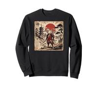Samurai Axolotl Japanese Vintage Funny Gifts Graphic Art Sudadera