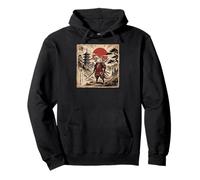 Samurai Axolotl Japanese Vintage Funny Gifts Graphic Art Sudadera con Capucha