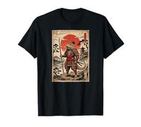 Samurai Bearded Dragons Japanese Vintage Gifts Graphic Art Camiseta