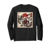 Samurai Bearded Dragons Japanese Vintage Gifts Graphic Art Manga Larga