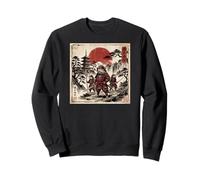 Samurai Bearded Dragons Japanese Vintage Gifts Graphic Art Sudadera