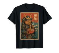 Samurai Capybara Ramen japonés para niños, hombres y mujeres Camiseta