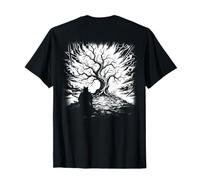 Samurai Cat Manga Art Japanese Design Warrior Feline Camiseta