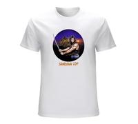 Samurai Cop 80S B-Movie Men White T-Shirt Print Unisex Cotton tee Shirt 3XL