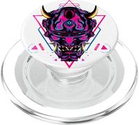 Samurai Demon Oni Akuma Máscara Bushido Spirit Japonés PopSockets PopGrip para MagSafe