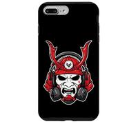Samurai DJ Mask Auriculares Japón Carcasa para iPhone 7 Plus/8 Plus