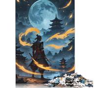 Samurai Era A Japanese Puzzle de 1000 piezas, rompecabezas pesado, juguete educativo, juguete desafiante imposible para adultos y niños a partir de 12 años, 300 unidades (40 x 28 cm)
