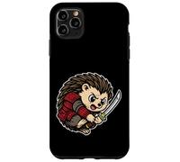 Samurai Erizo Spiky Retro Warrior Carcasa para iPhone 11 Pro Max