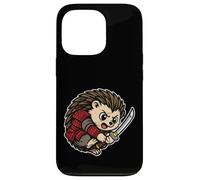 Samurai Erizo Spiky Retro Warrior Carcasa para iPhone 13 Pro