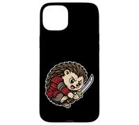 Samurai Erizo Spiky Retro Warrior Carcasa para iPhone 15 Plus