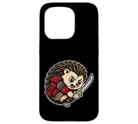 Samurai Erizo Spiky Retro Warrior Carcasa para iPhone 15 Pro