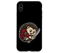 Samurai Erizo Spiky Retro Warrior Carcasa para iPhone XS Max