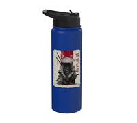 Samurai, Espada y Guerrero, Hombre | Japonés, Manga Anime, Ninja Stainless Steel Insulated Water Bottle