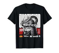Samurai Fighter JUSTIFICADO Samurai Mascara Armadura Camiseta