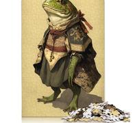 Samurai Frog Rompecabezas Imposible, desafío for Adults Entretenimiento Creativo 1000 piezas Obra De Arte De Juego De Para Adultos, Regalos de 14 Años 1000 unidades (75 x 50 cm)