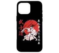 Samurai Girl Warrior Woman Código Bushido Japón Carcasa para iPhone 16 Pro MAX