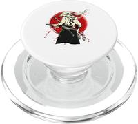 Samurai Guerrero japonés Bushido espadachín PopSockets PopGrip para MagSafe