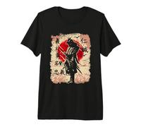 Samurai, Guerrero Japonés & Código Bushido, Espadachín Vintage Camiseta Premium