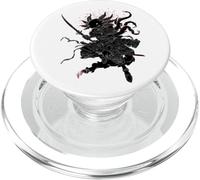 Samurái Guerrero Katana Arte Japonés Oscuro PopSockets PopGrip para MagSafe